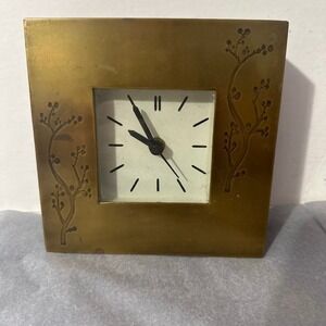 T.j.maxx brass table clock